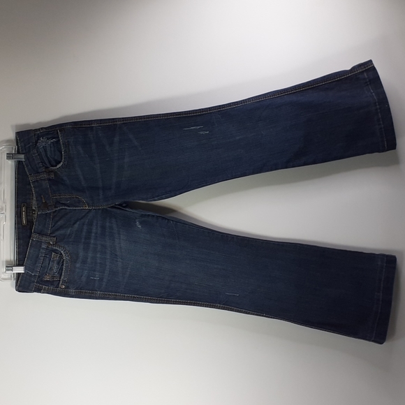 UGS Underground Soul  Distressed Bootcut Blue Jeans Size 11 - Picture 1 of 16